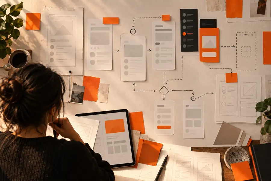 Eine vage App-Idee, dargestellt als unvollständige Projektbeschreibung