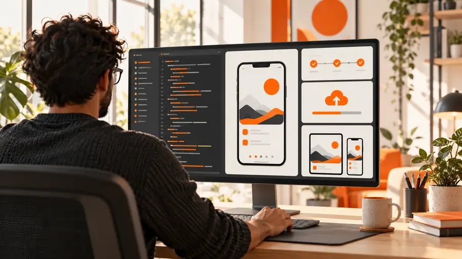 A browser coding workflow after the project is ready to review